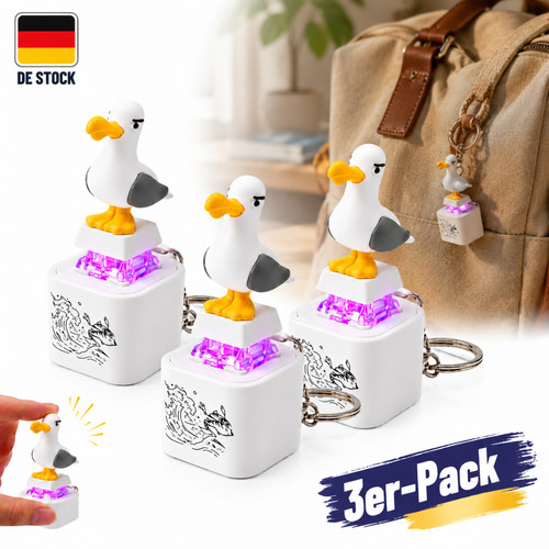 3pcs seagull mine keychain - 3pcs,
